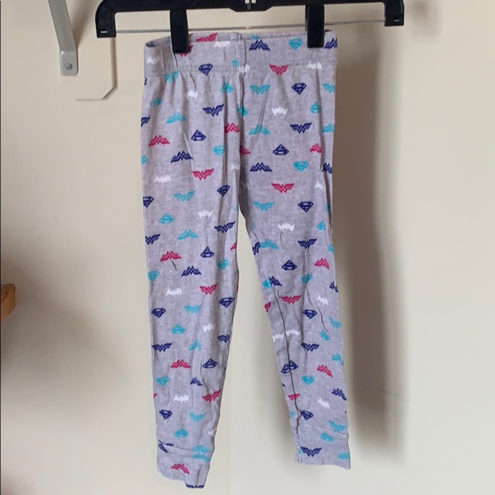 Wonder Woman/ Superman girls’ leggings- never worn